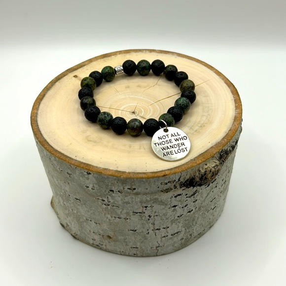 Handmade Big Foot Necklace Set with Natural African Turquoise Stones! - Picture 8 of 11